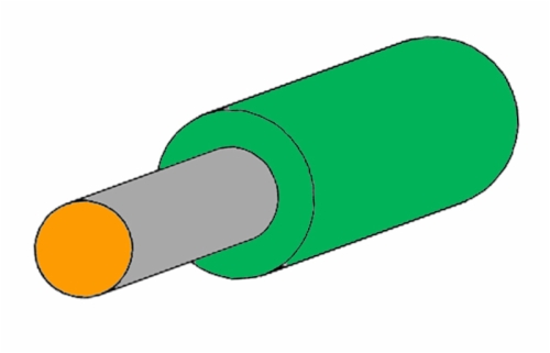 UL1516, 30 AWG (1X30) GREEN, MEETS M81822/13-A30-5 AND M81822/13-B30-5