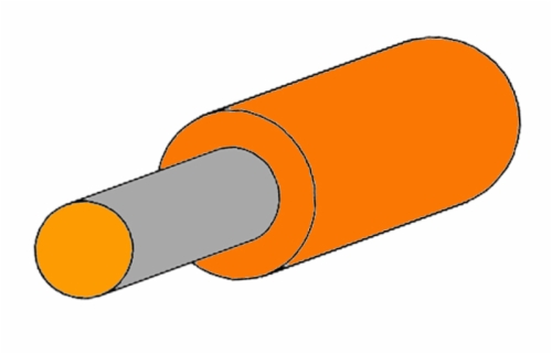 UL1516, 30 AWG (1X30) ORANGE, MEETS M81822/13-A30-3 AND M81822/13-B30-3