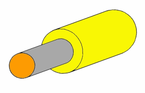 UL1516, 30 AWG (1X30) YELLOW, MEETS M81822/13-A30-4 AND M81822/13-B30-4