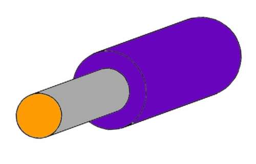 UL1516, 30 AWG (1X30) VIOLET, MEETS M81822/13-A30-7 AND M81822/13-B30-7